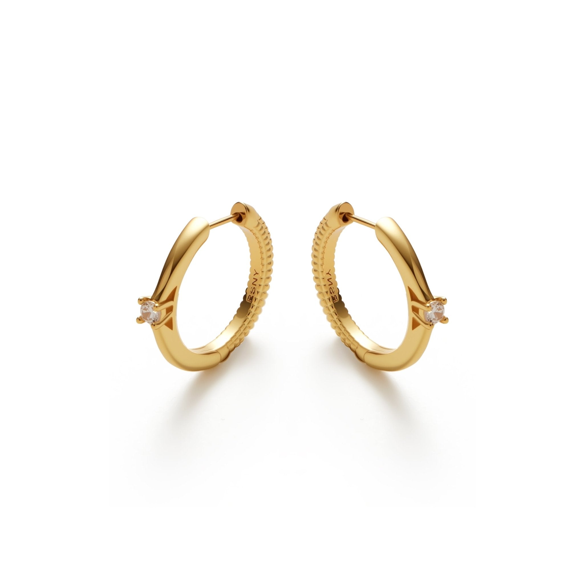 RSNY ring shape earrings - R2029B