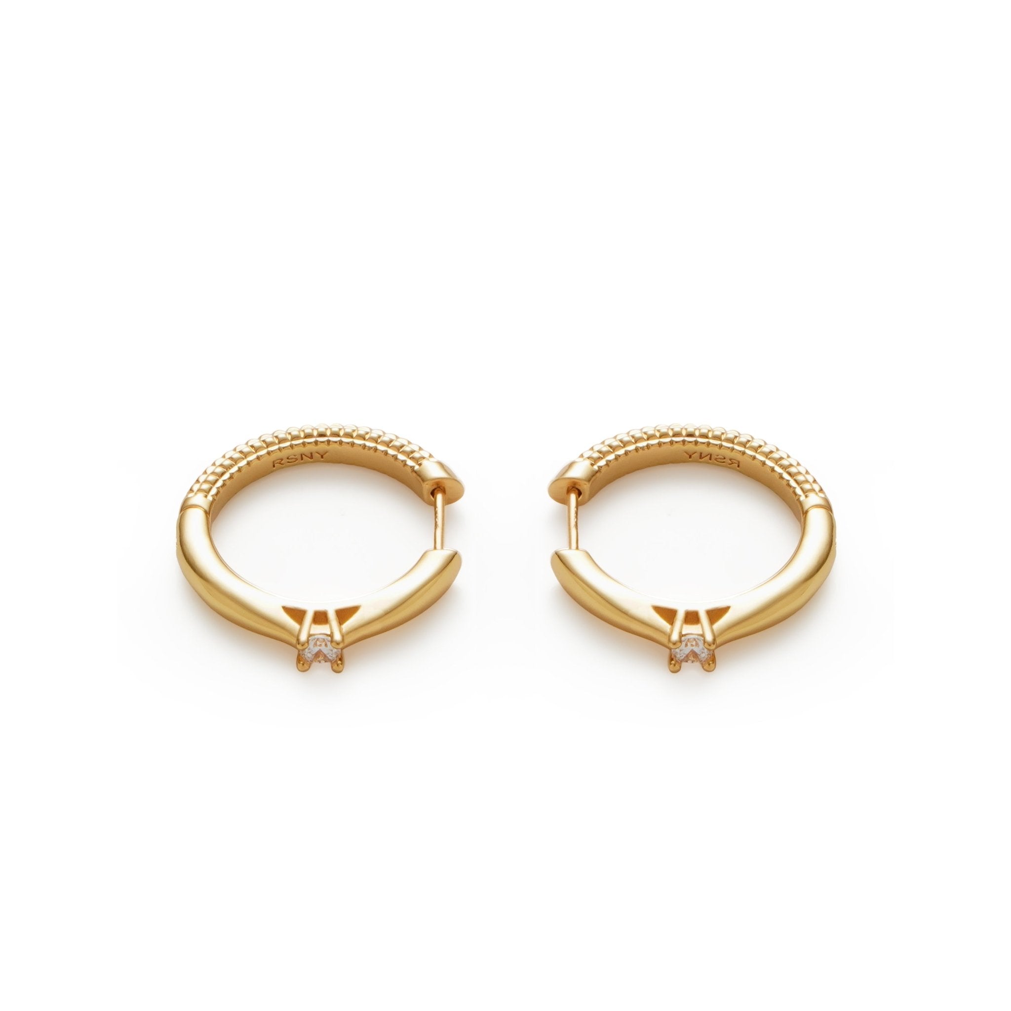 RSNY ring shape earrings - R2029B