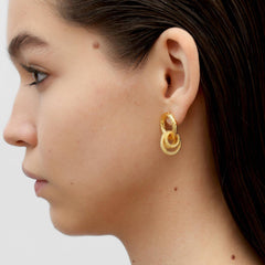 RSNY ring stud earrings - R2057B