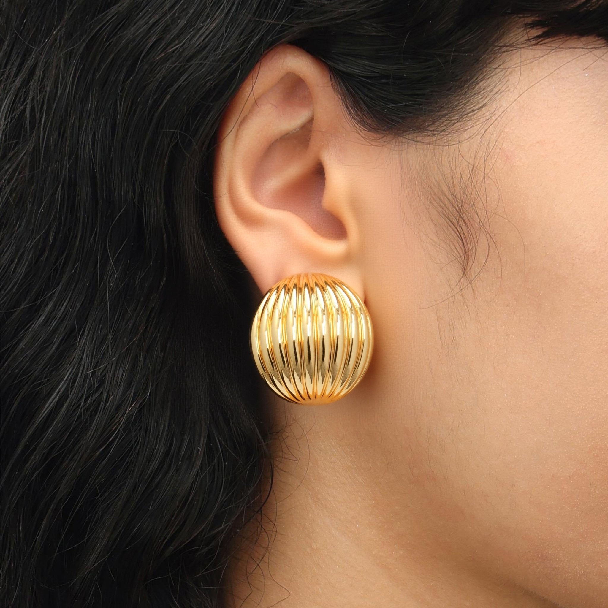 RSNY Roman Ball Earrings - R2143B