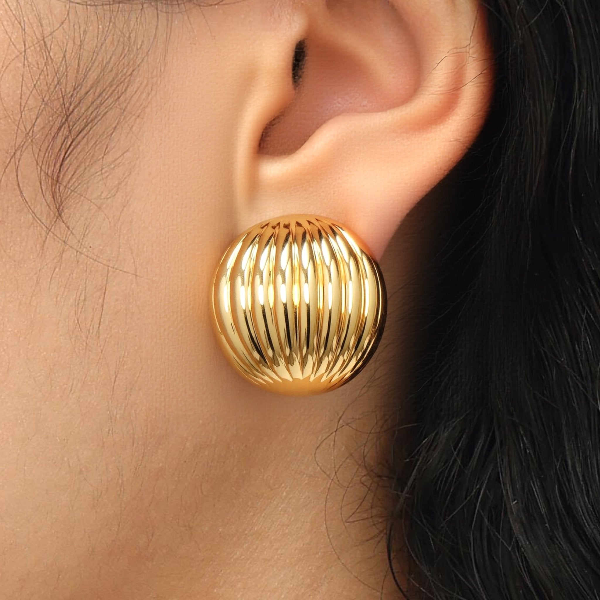 RSNY Roman Ball Earrings - R2143B