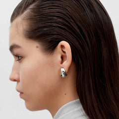 RSNY round diamond cut stud earrings - R2168A