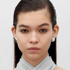 RSNY round diamond cut stud earrings - R2168A