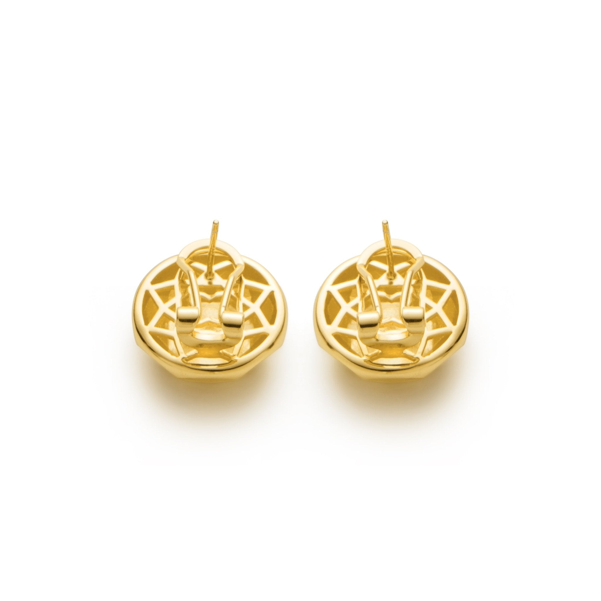 RSNY round diamond cut stud earrings - R2168B