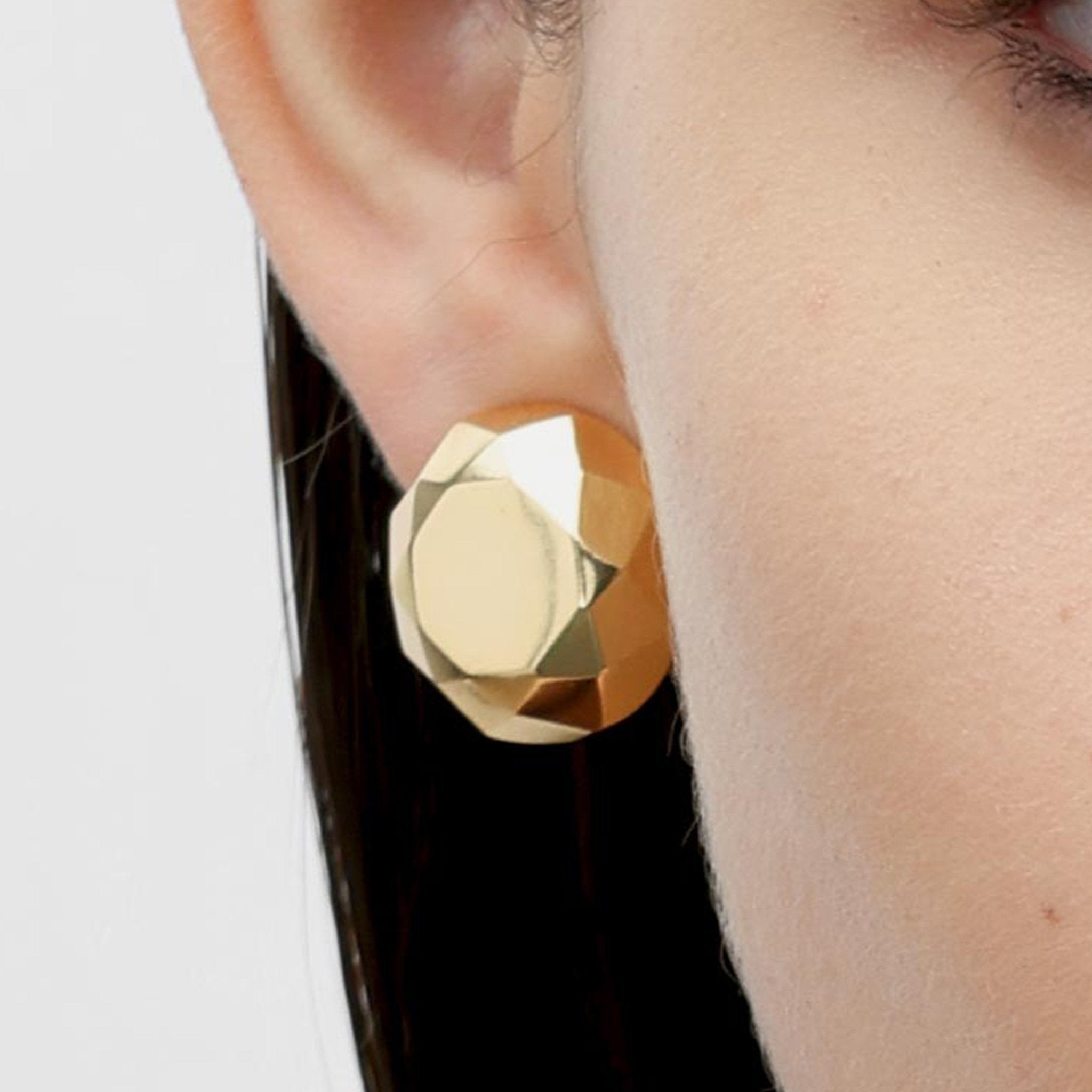 RSNY round diamond cut stud earrings - R2168B