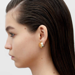 RSNY round diamond cut stud earrings - R2168B