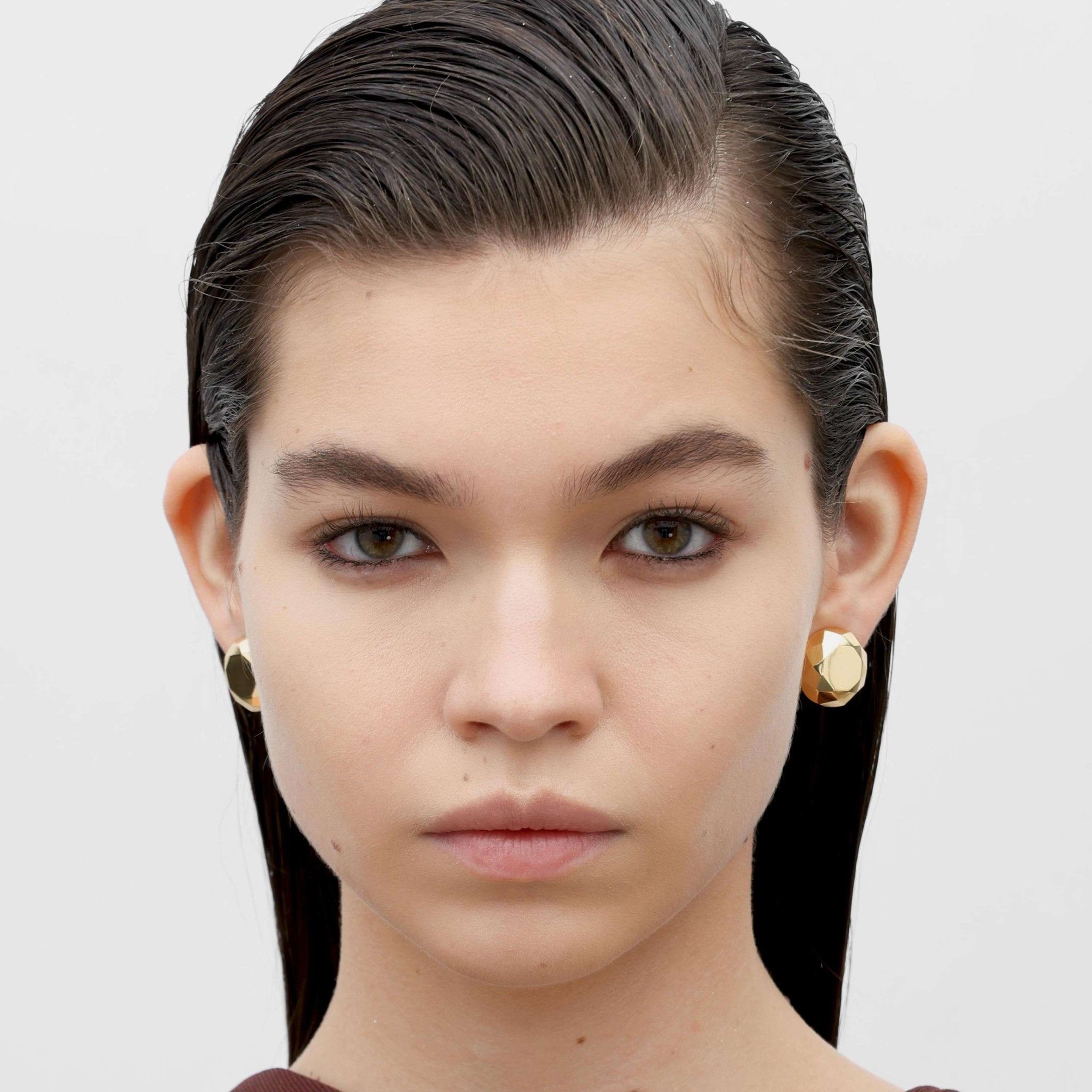 RSNY round diamond cut stud earrings - R2168B