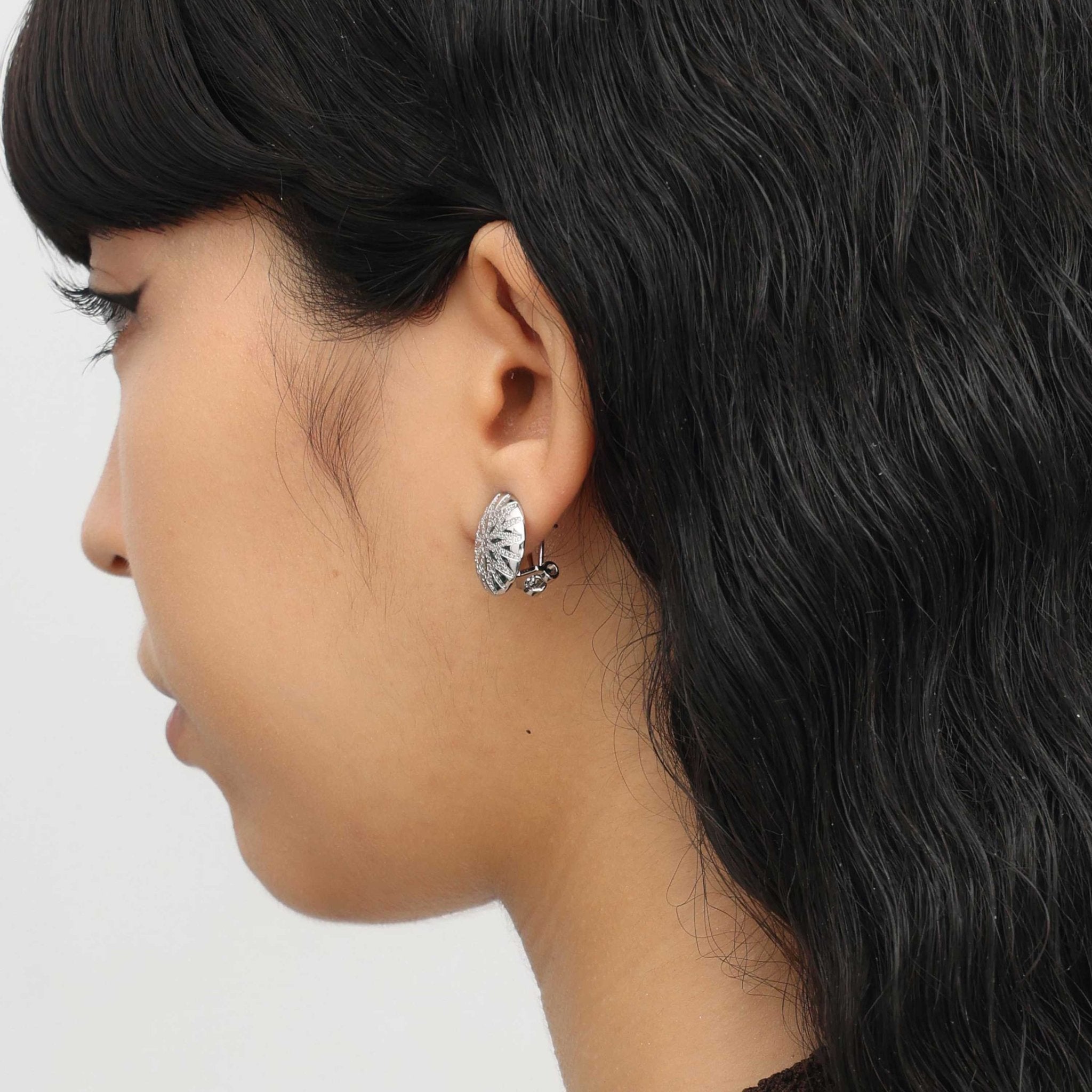 RSNY round diamond stud earrings - R2099A