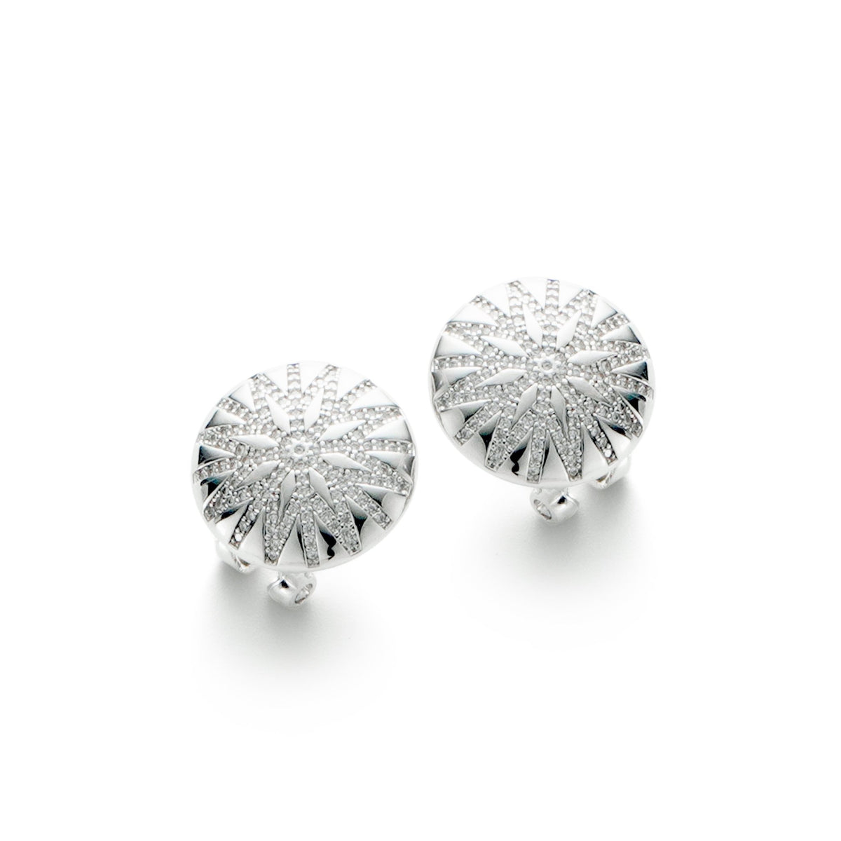 RSNY round diamond stud earrings - R2099A