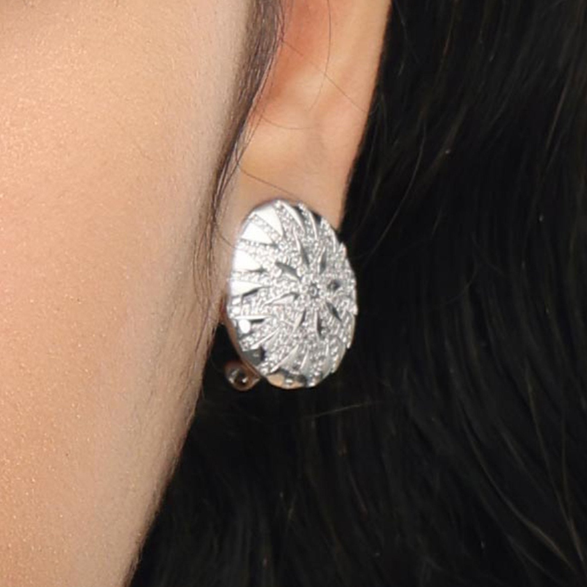 RSNY round diamond stud earrings - R2099A