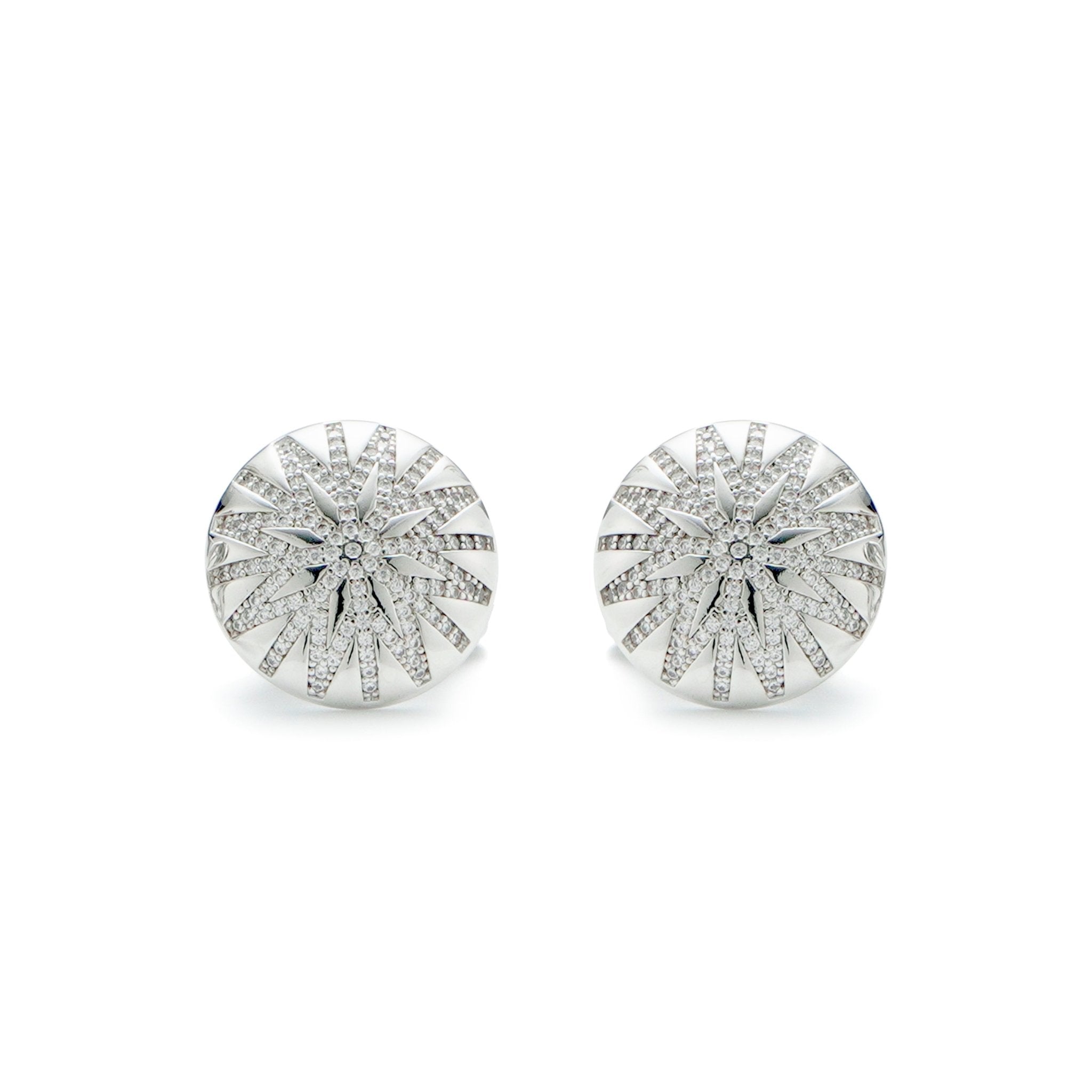 RSNY round diamond stud earrings - R2099A