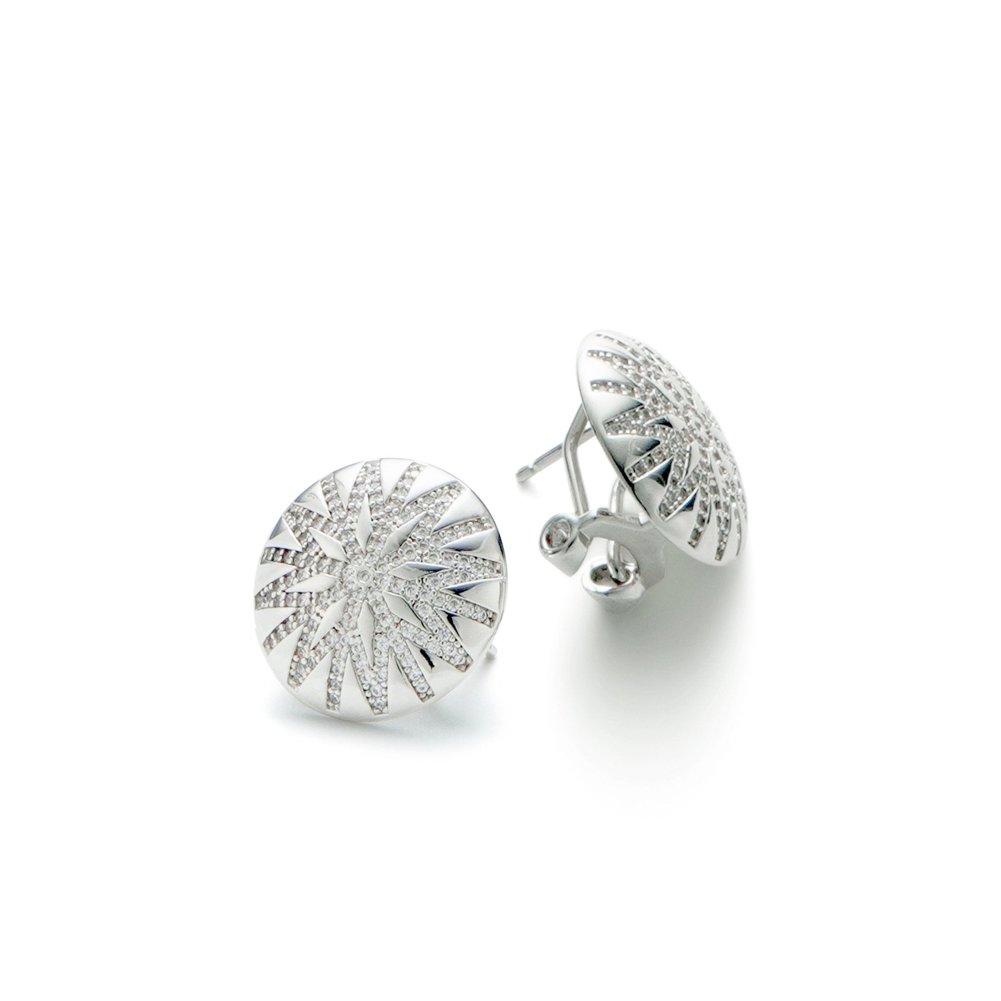 RSNY round diamond stud earrings - R2099A