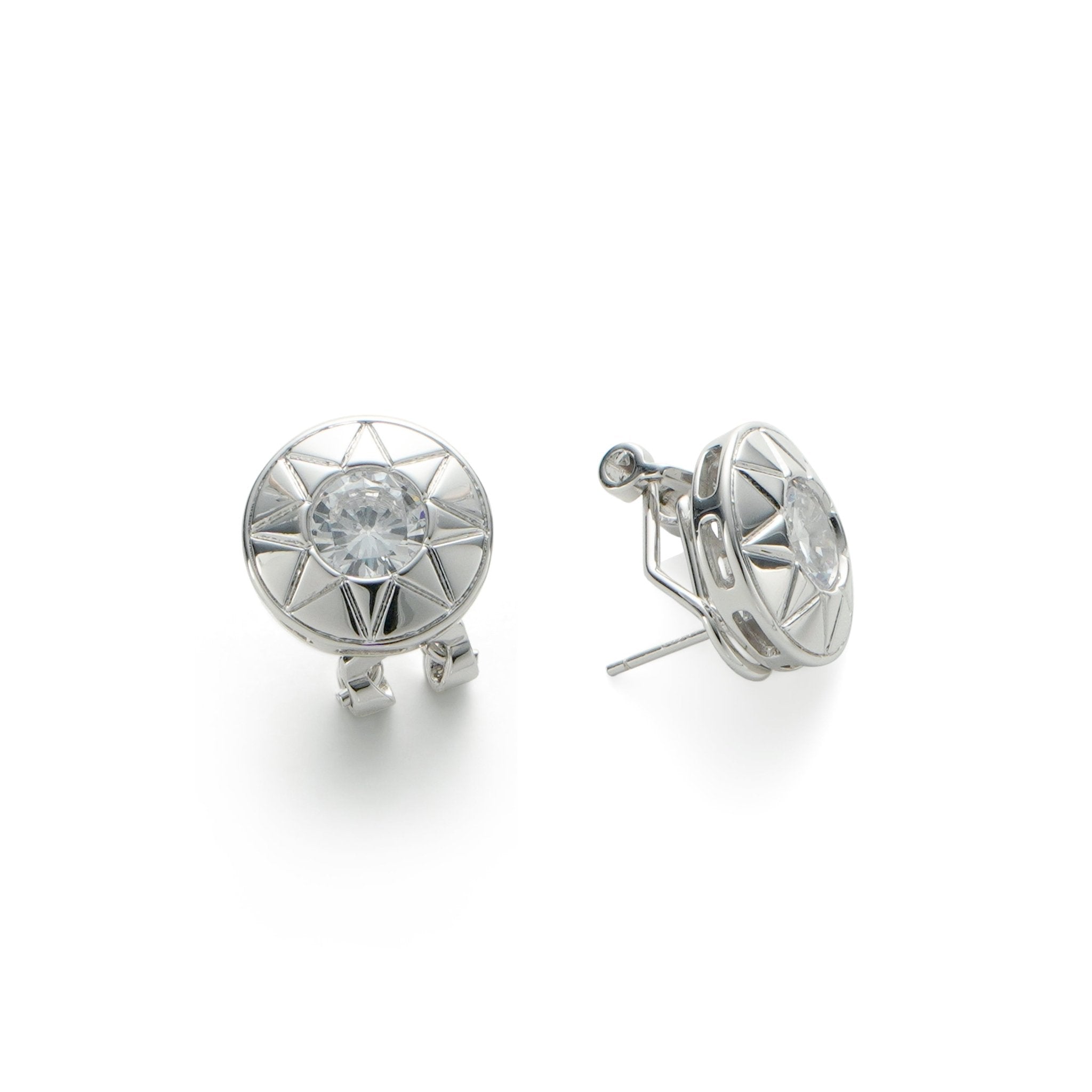 RSNY round diamond stud earrings - R2117A