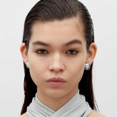 RSNY round diamond stud earrings - R2117A