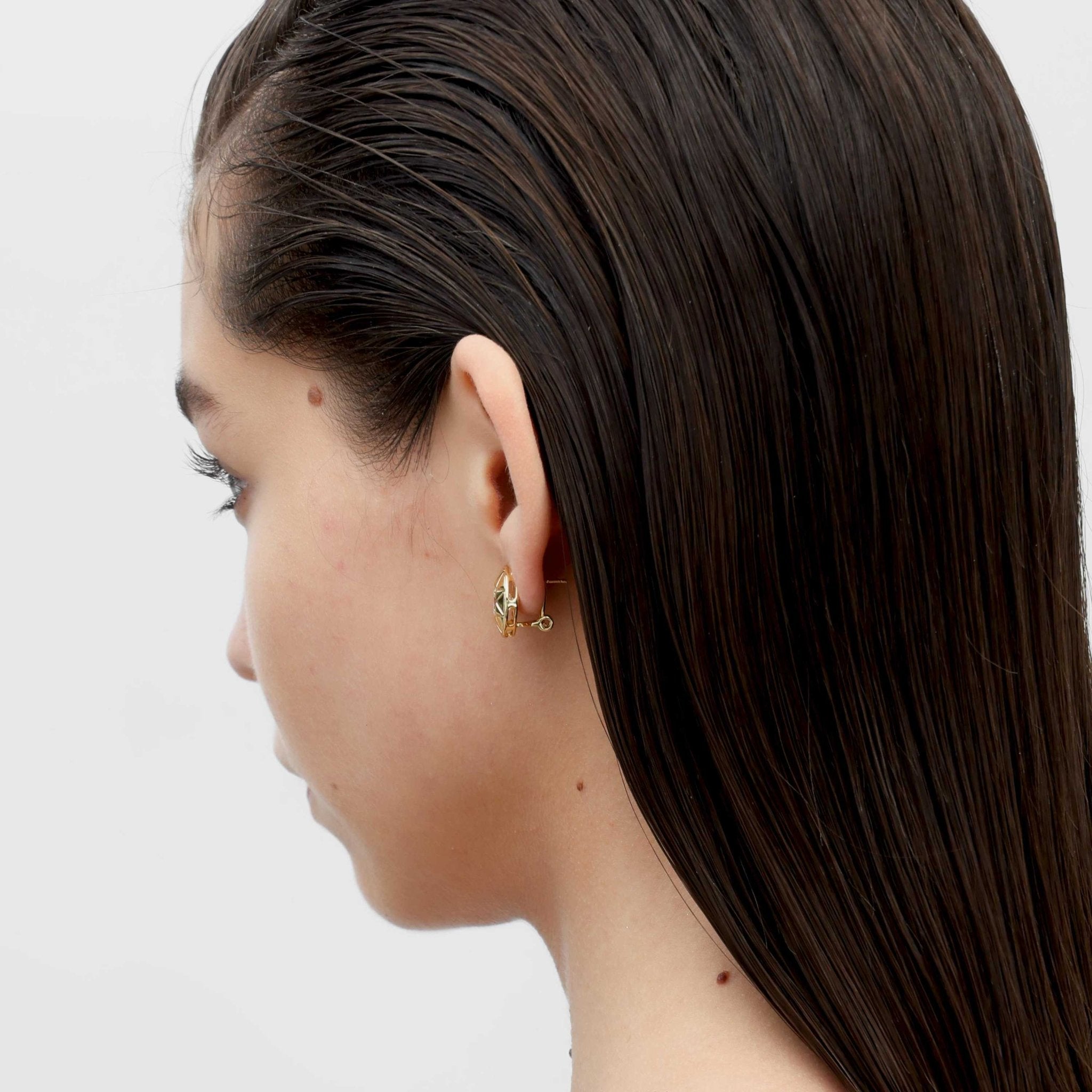 RSNY round diamond stud earrings - R2117B