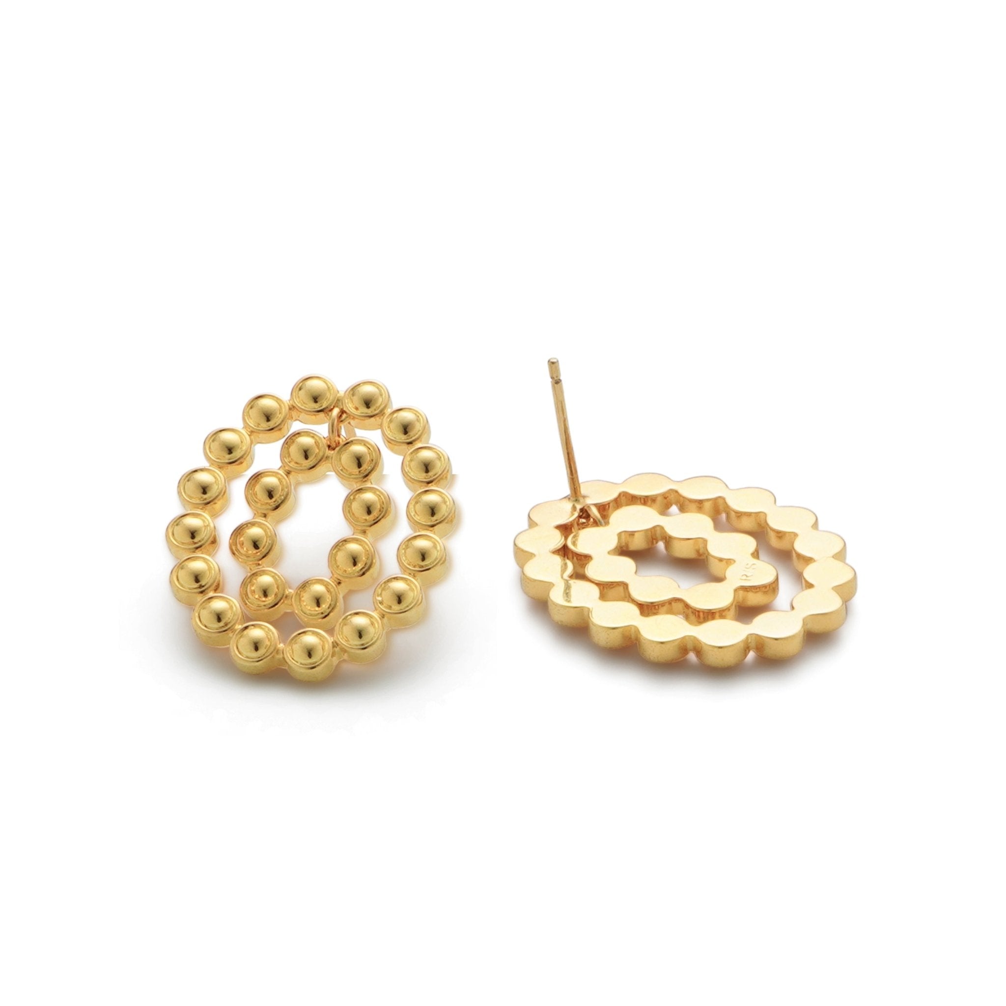 RSNY round ring smart stud earrings - R2120B