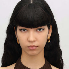 RSNY round ring smart stud earrings - R2120B