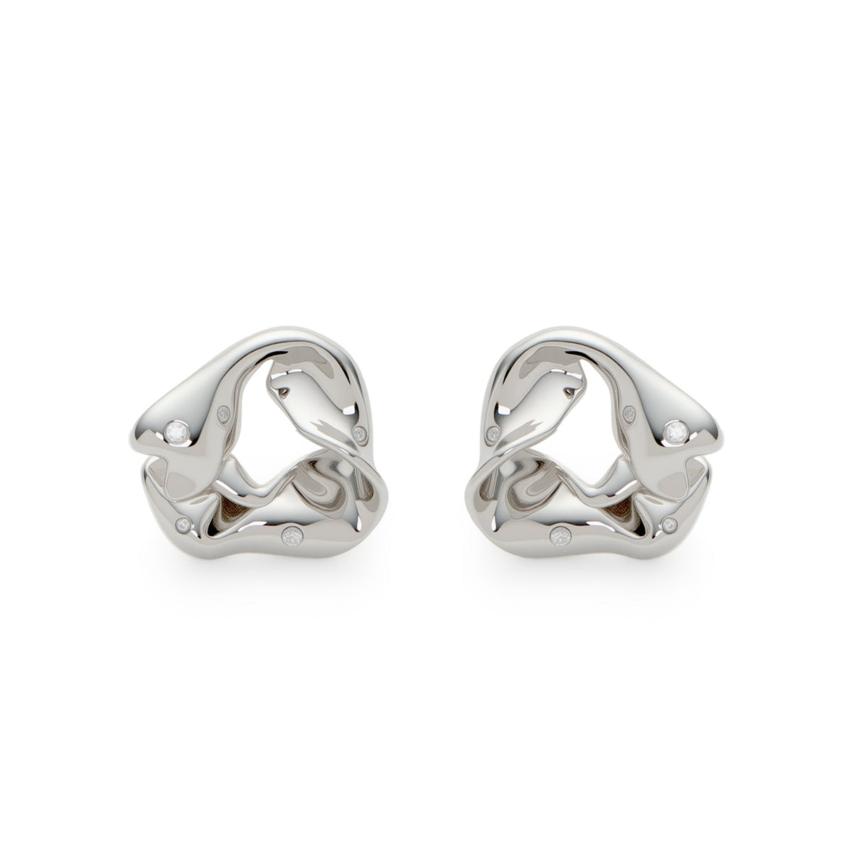 RSNY Ruffled Earrings - R2212A