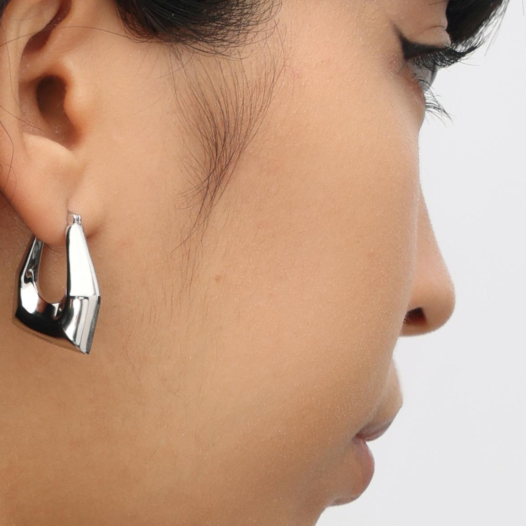 RSNY Shaped Diamond Line Earrings - R2085A