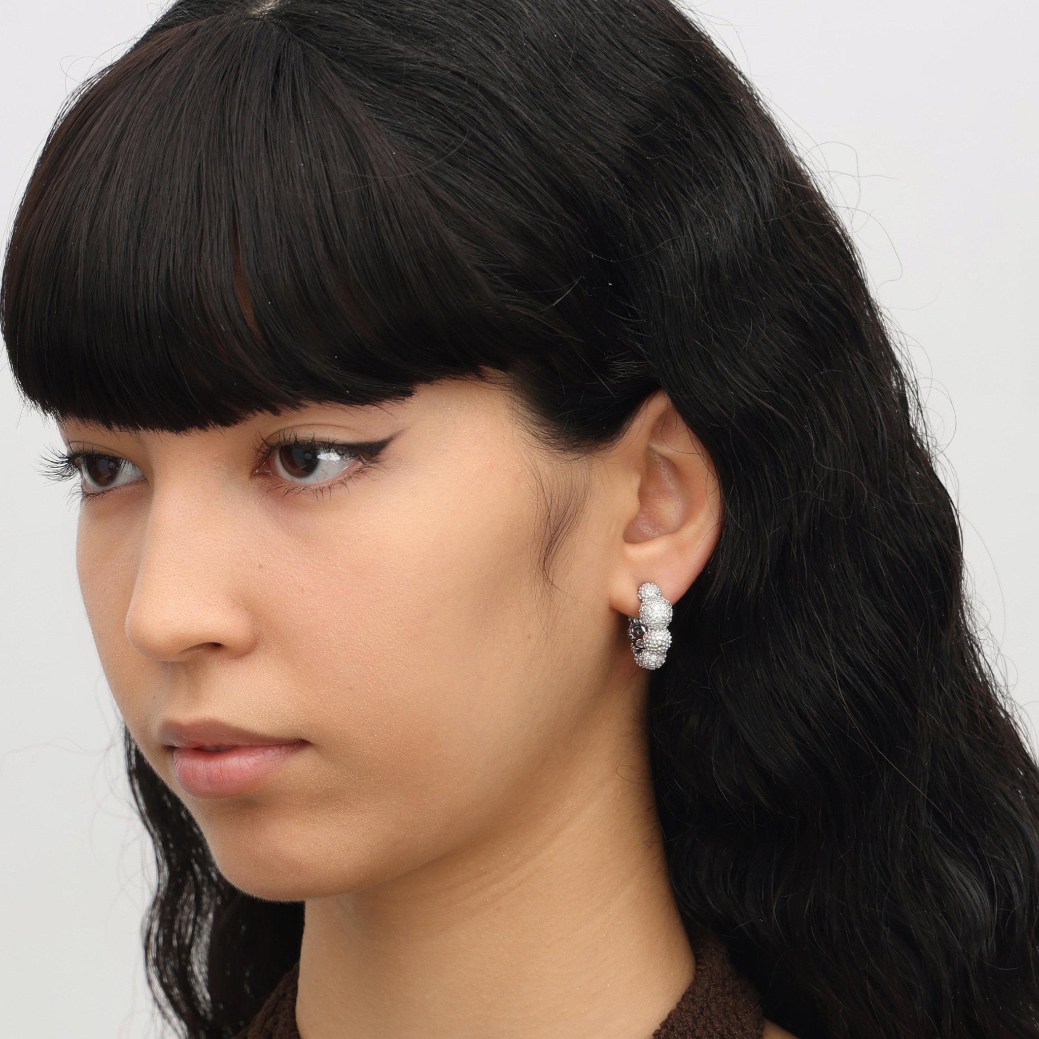 RSNY Shiny Ball Earrings - R2096A