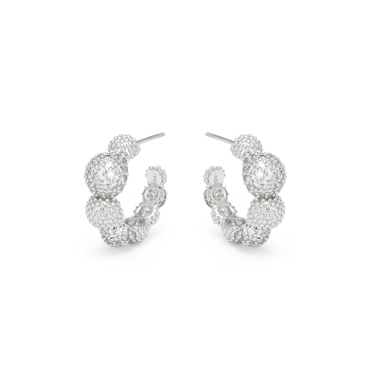 RSNY Shiny Ball Earrings - R2096A