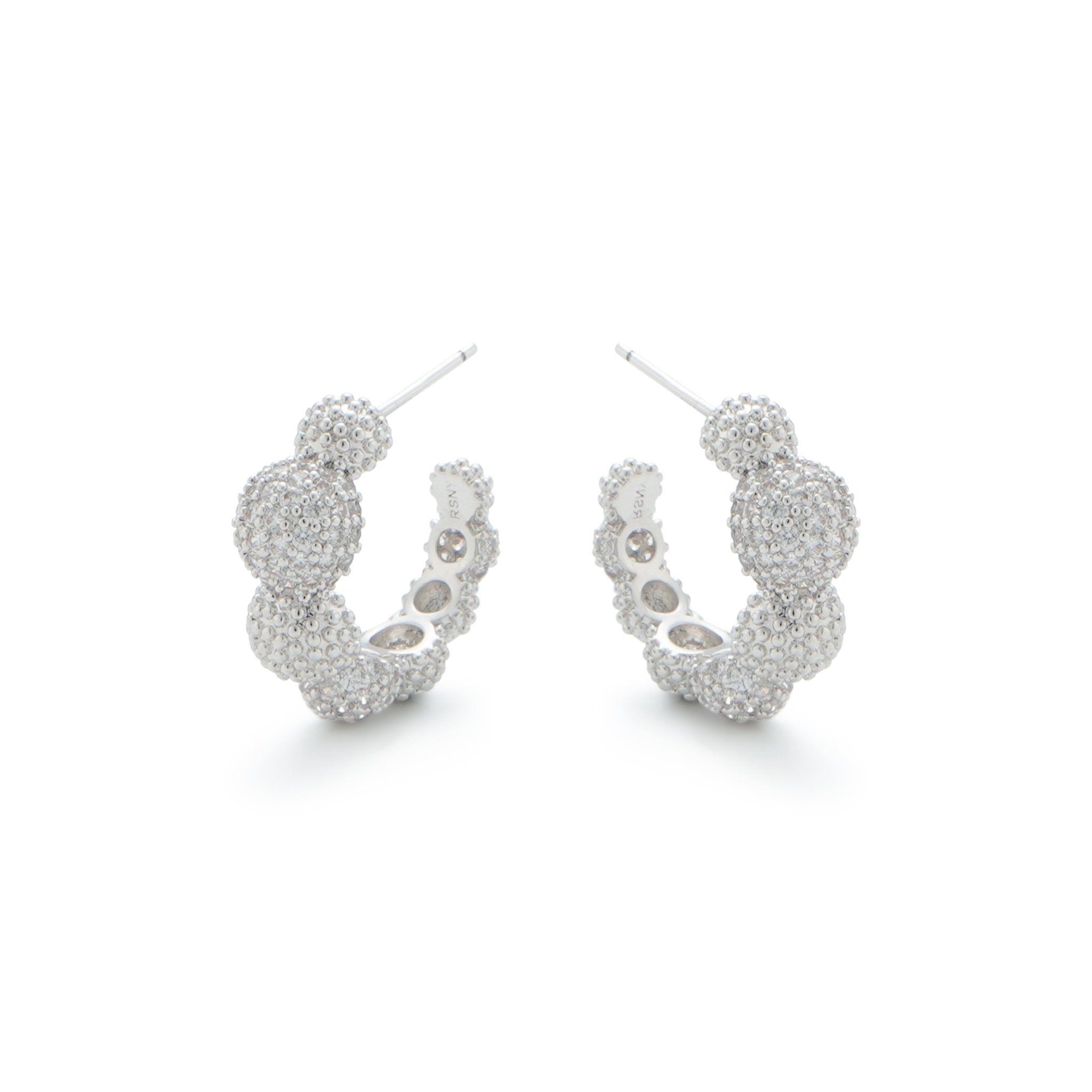 RSNY Shiny Ball Earrings - R2096A