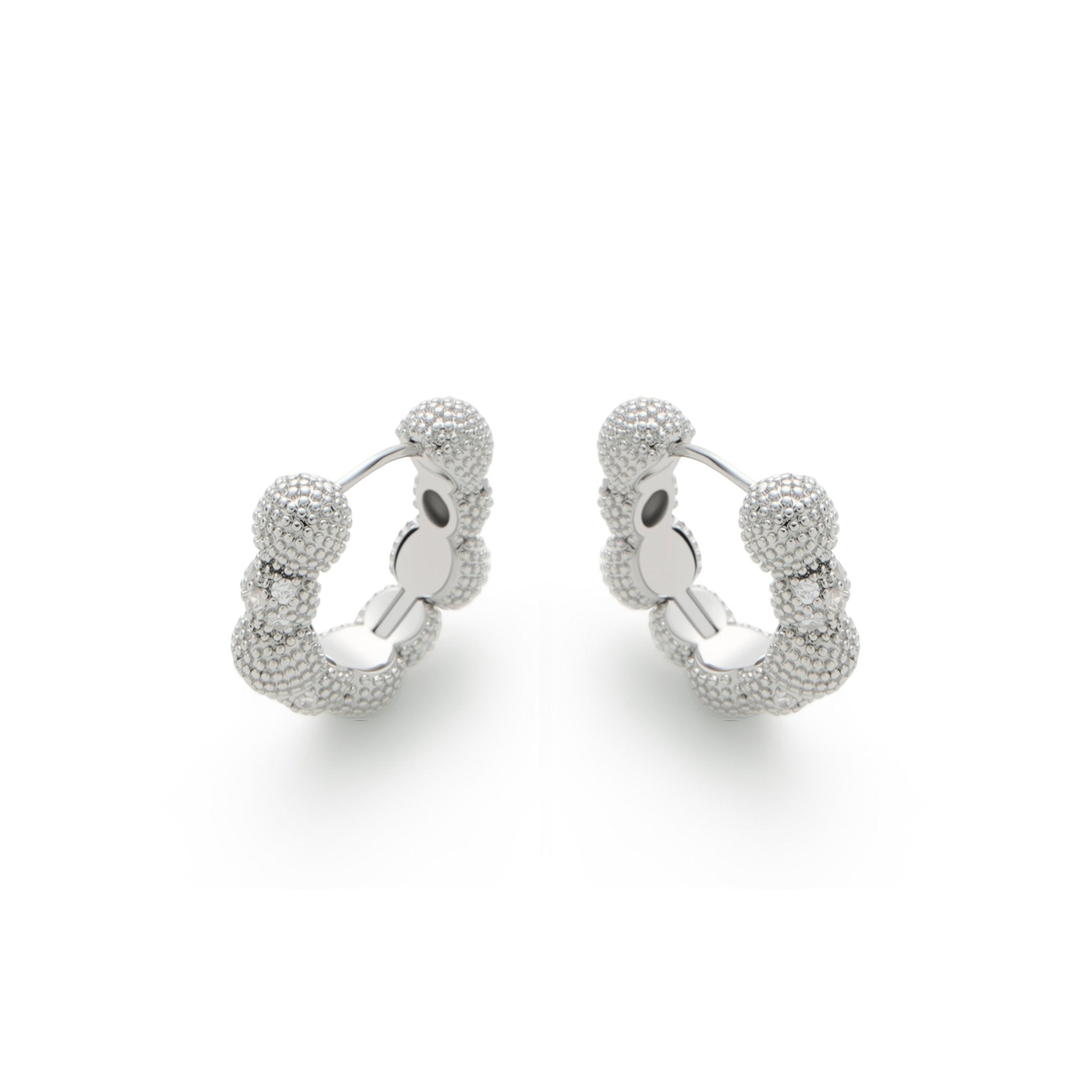 RSNY Shiny Ball Earrings - R2189A