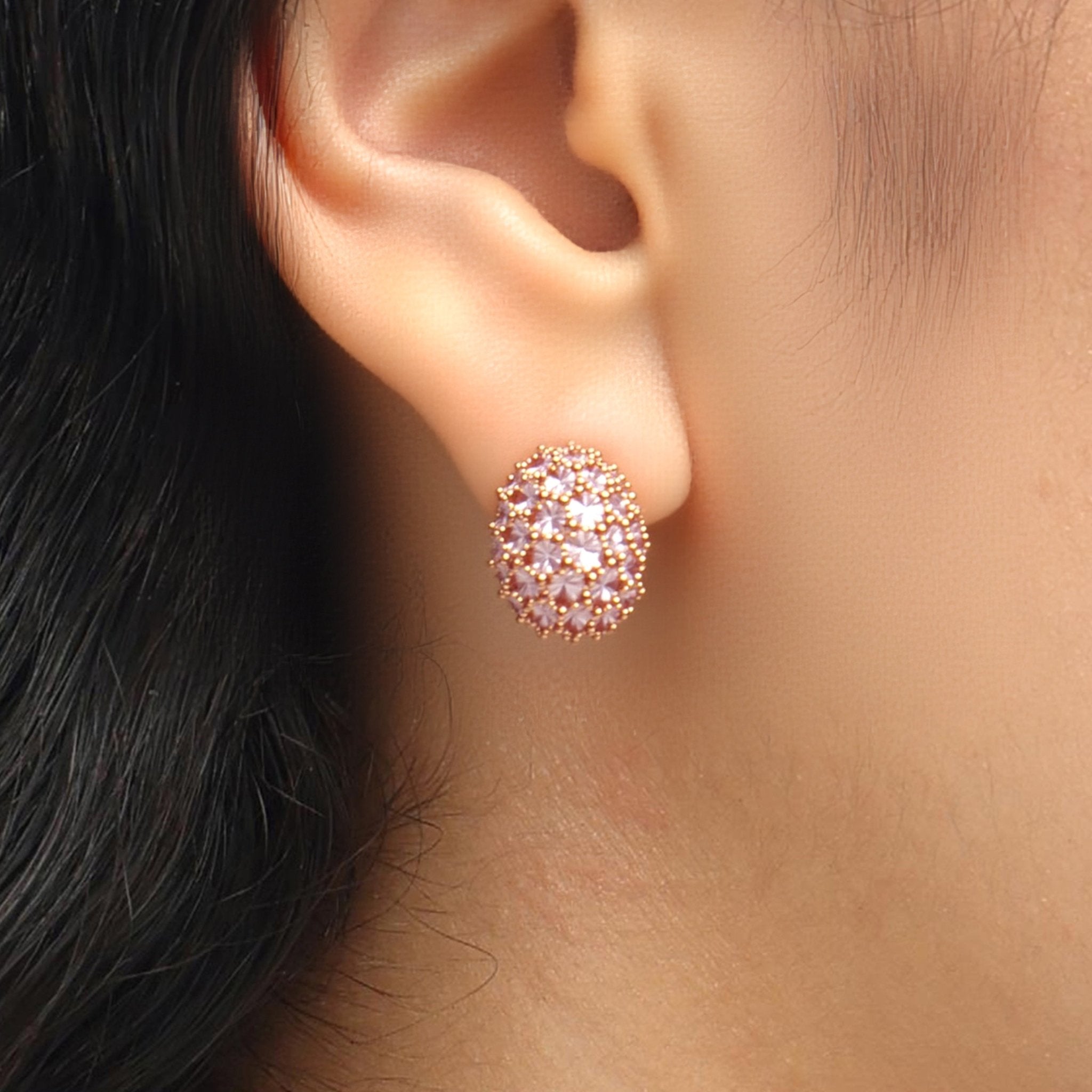 RSNY Shiny Bean Earrings - R2202B