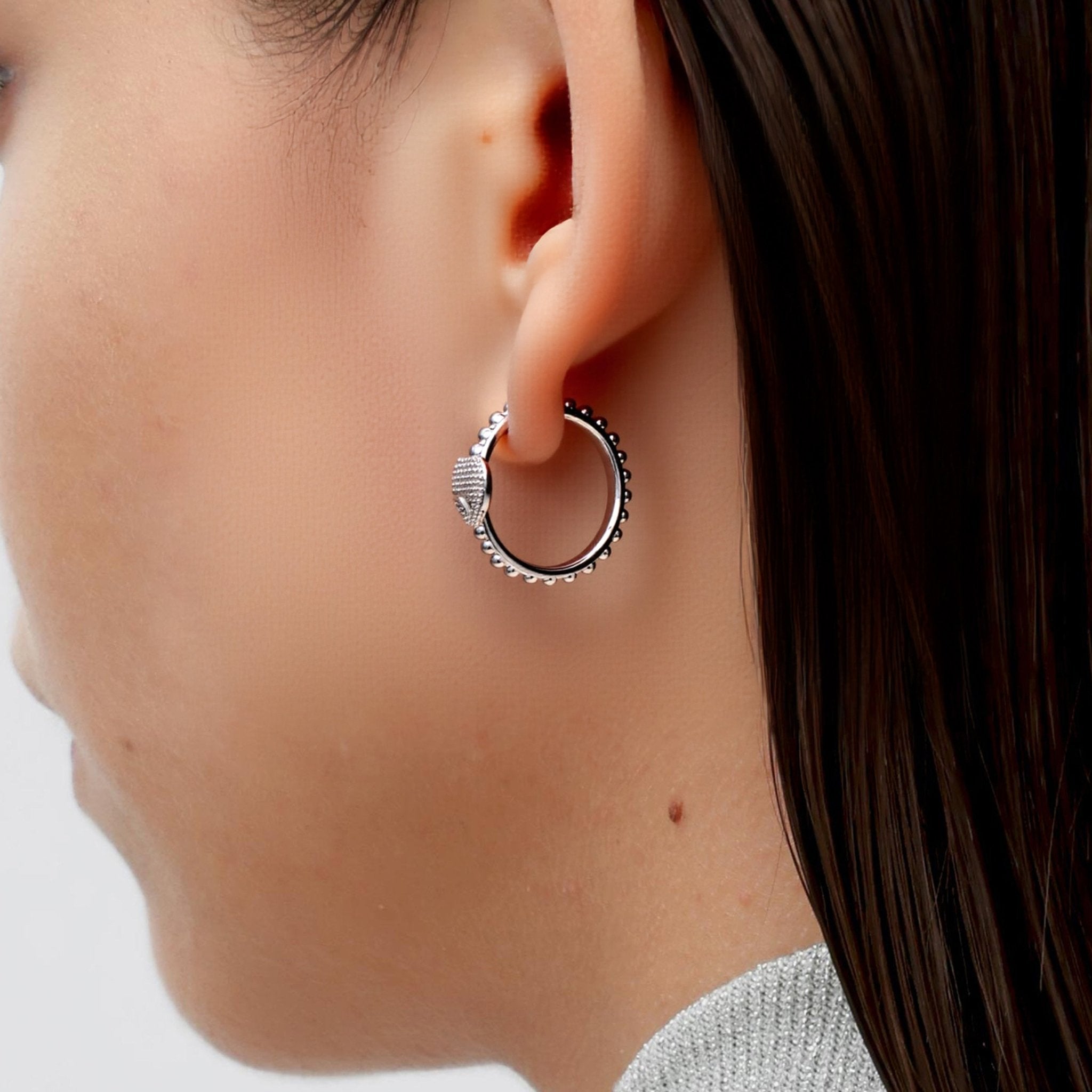 RSNY Shiny Heart Earrings - R2201A