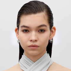 RSNY Shiny Heart Earrings - R2201A