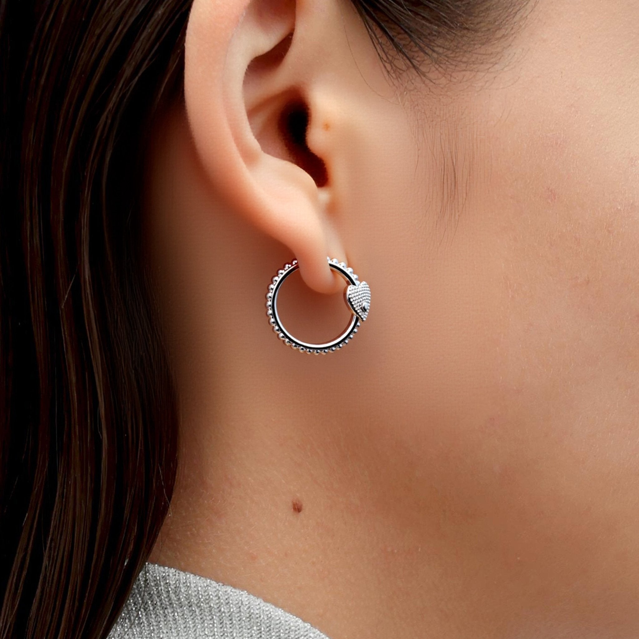 RSNY Shiny Heart Earrings - R2201A