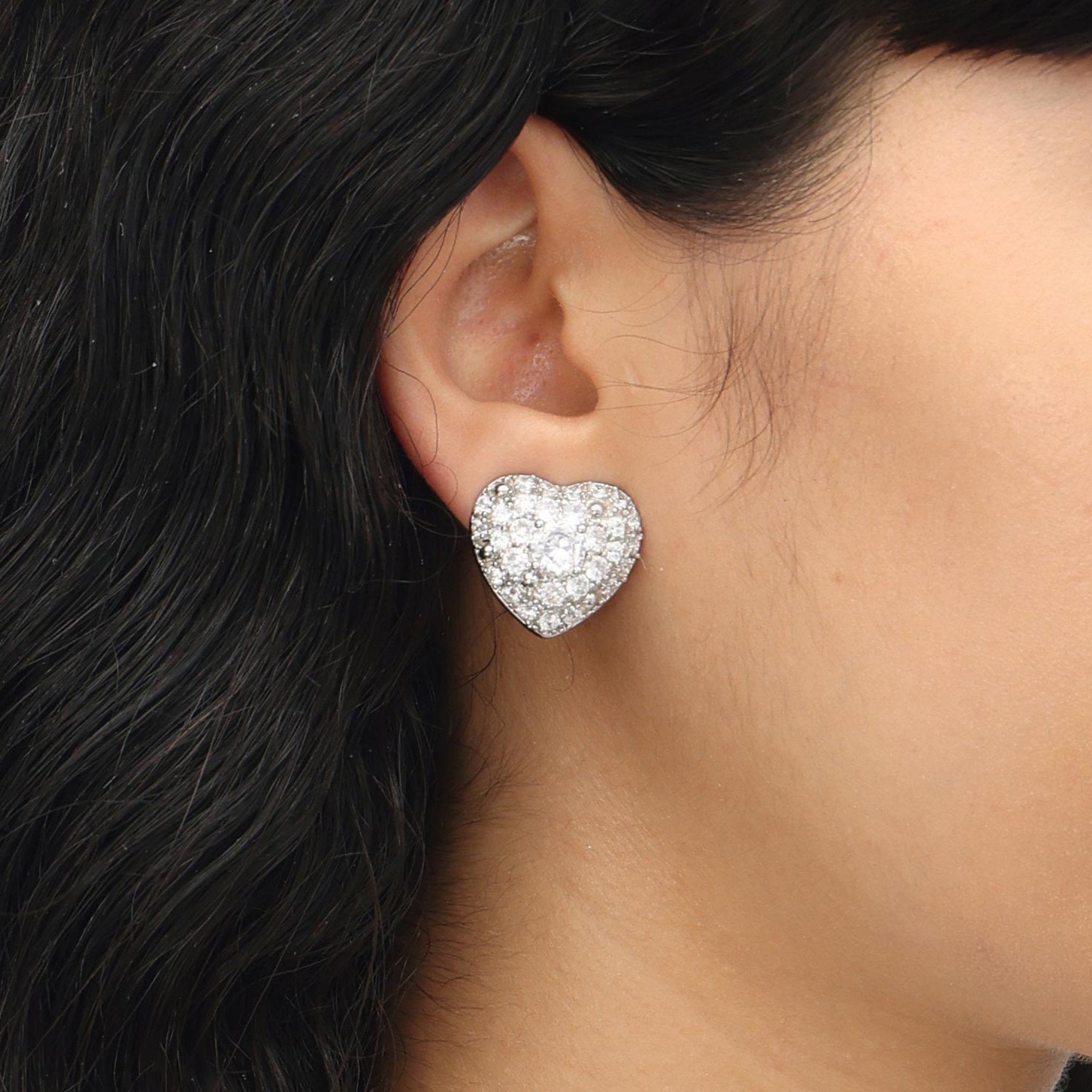 RSNY Shiny Love Stud Earrings - R2062A