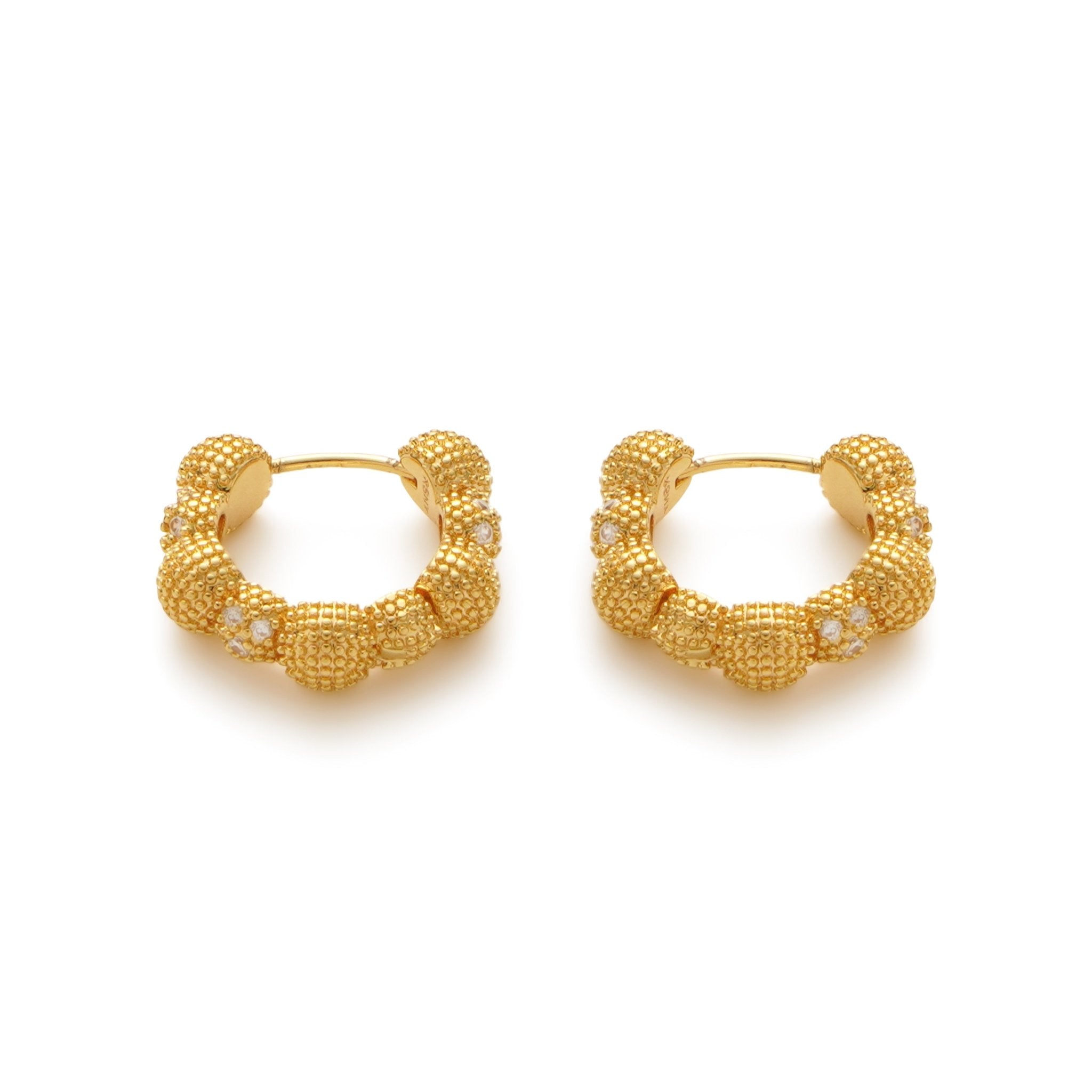 RSNY Shiny Spherical Earrings - R2189B