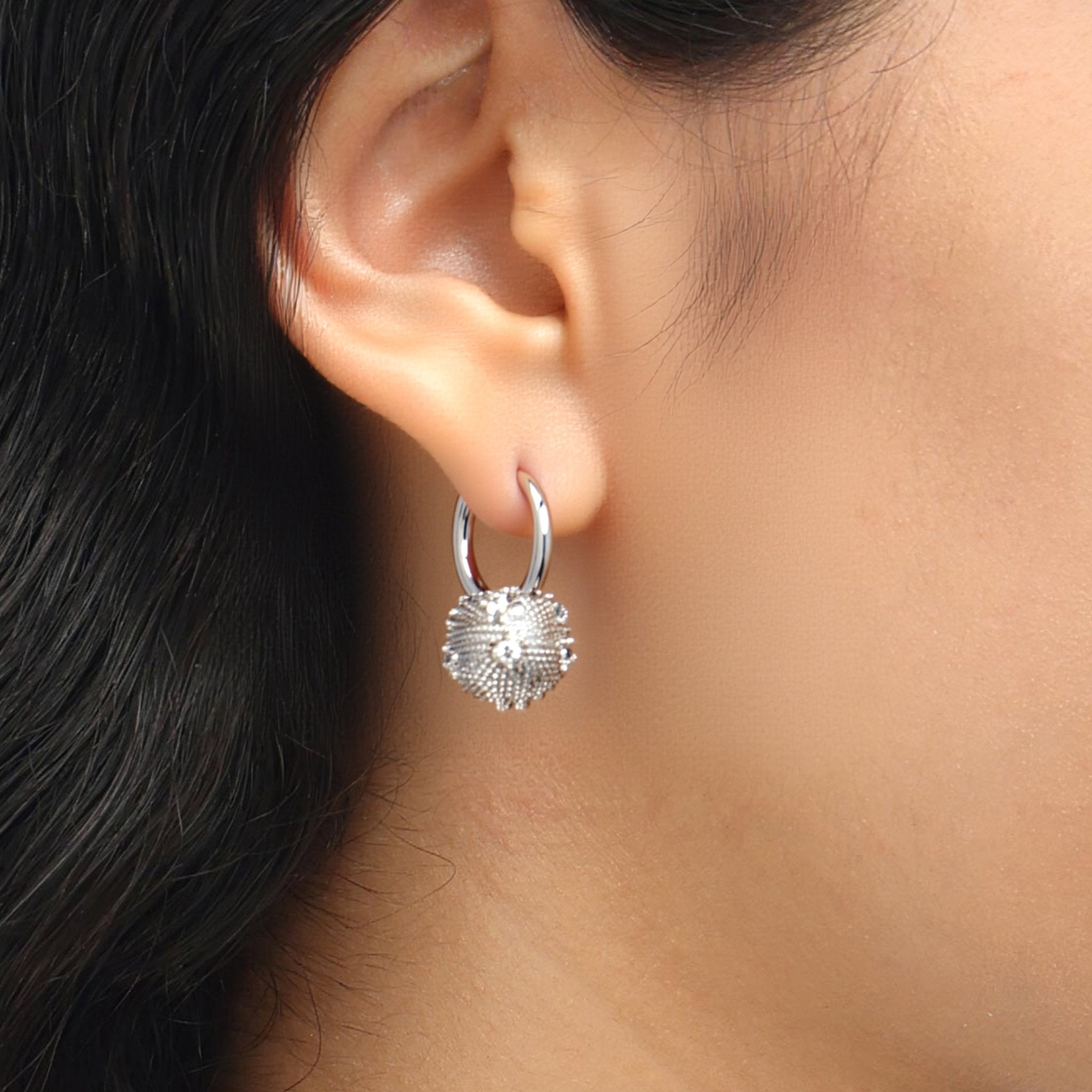RSNY Shiny Spherical Earrings - R2190A