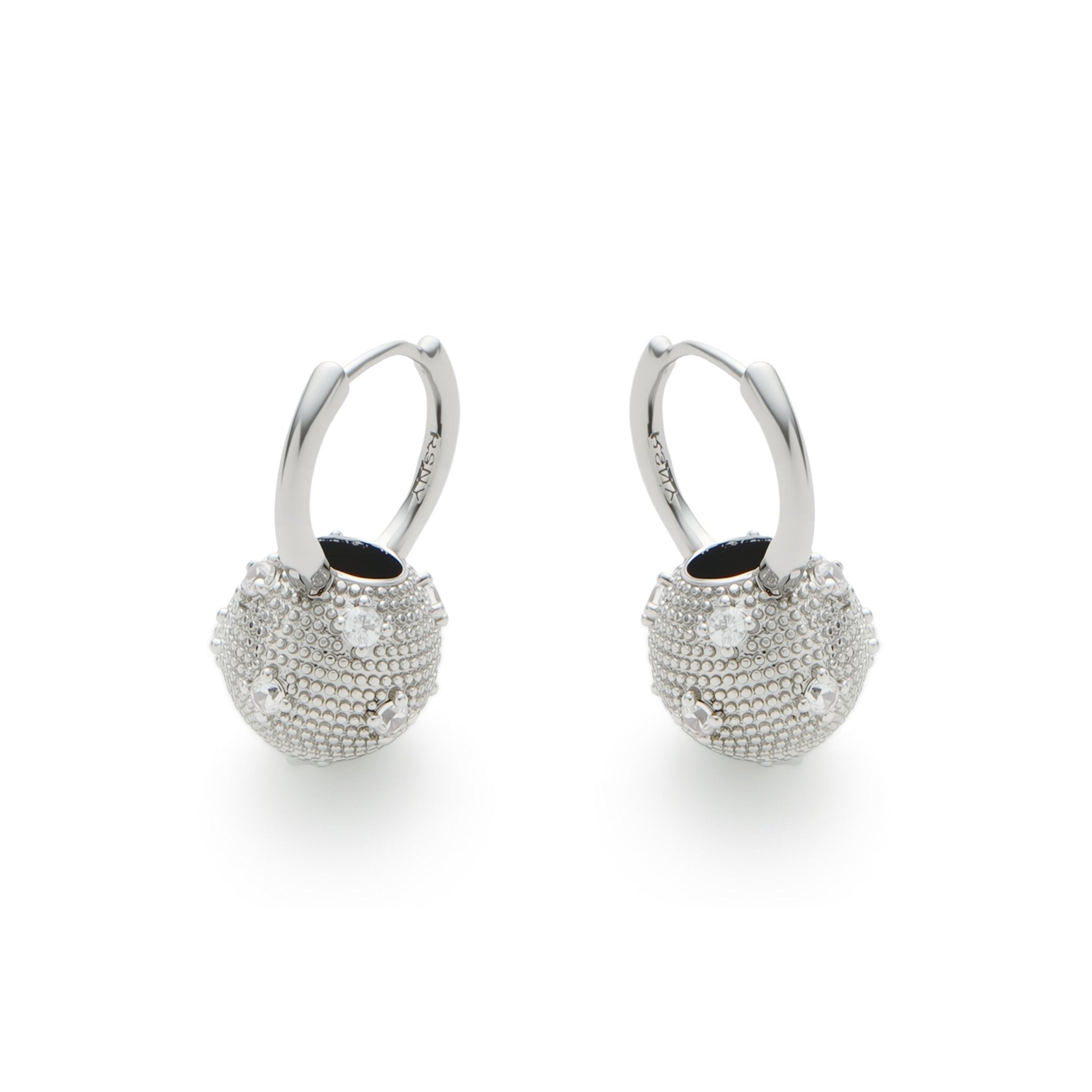 RSNY Shiny Spherical Earrings - R2190A