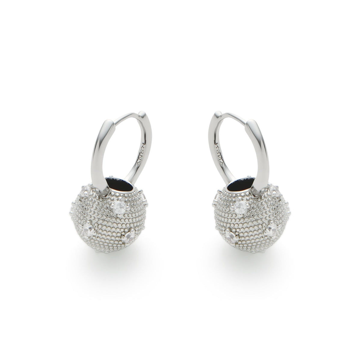 RSNY Shiny Spherical Earrings - R2190A