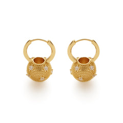 RSNY Shiny Spherical Earrings - R2190B