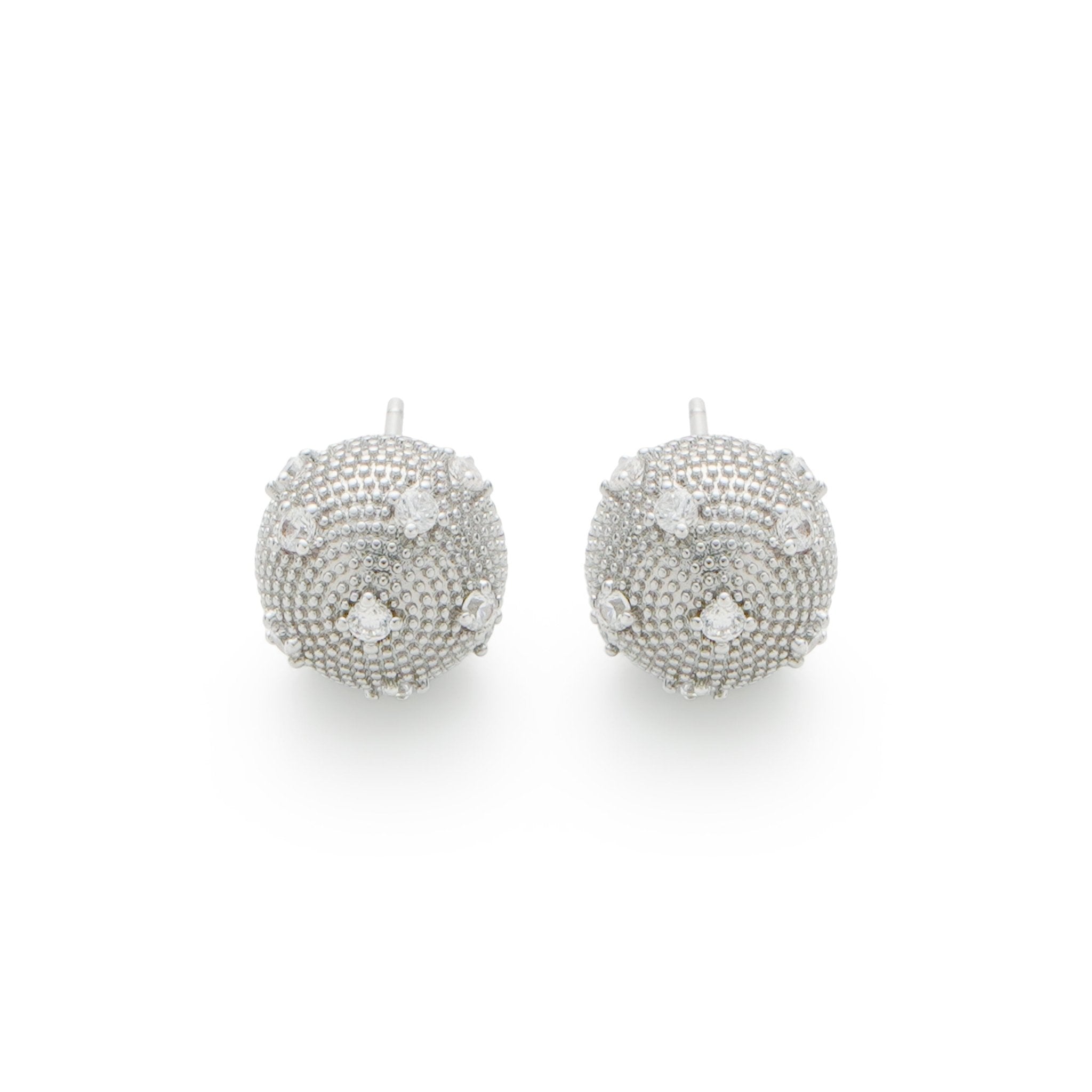 RSNY Shiny Spherical Earrings - R2191A