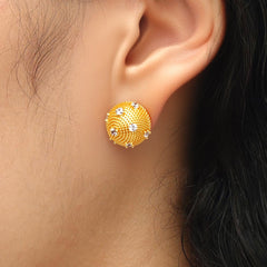 RSNY Shiny Spherical Earrings - R2191B