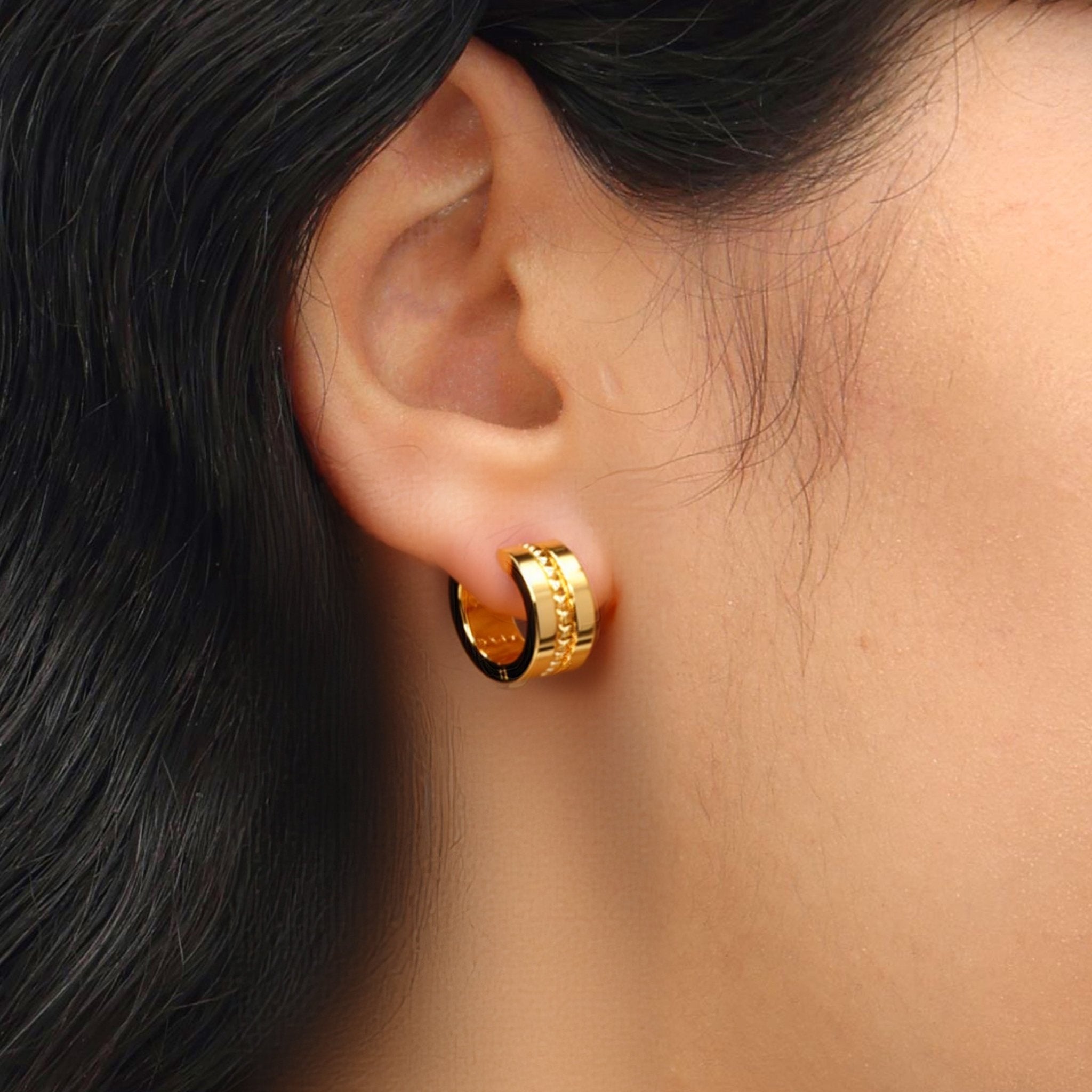 RSNY simple earrings - R2050B