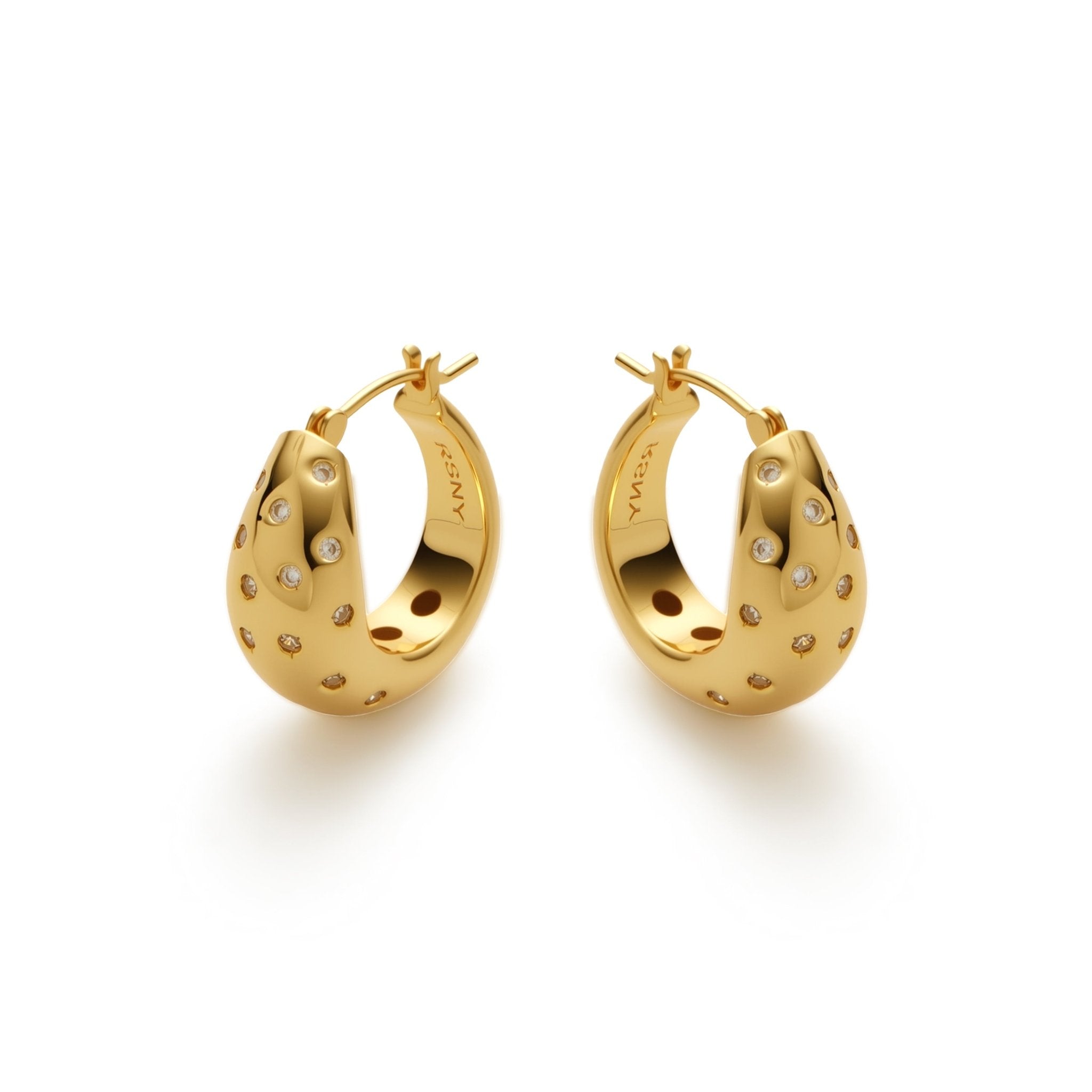 RSNY simple line earrings - R2123B