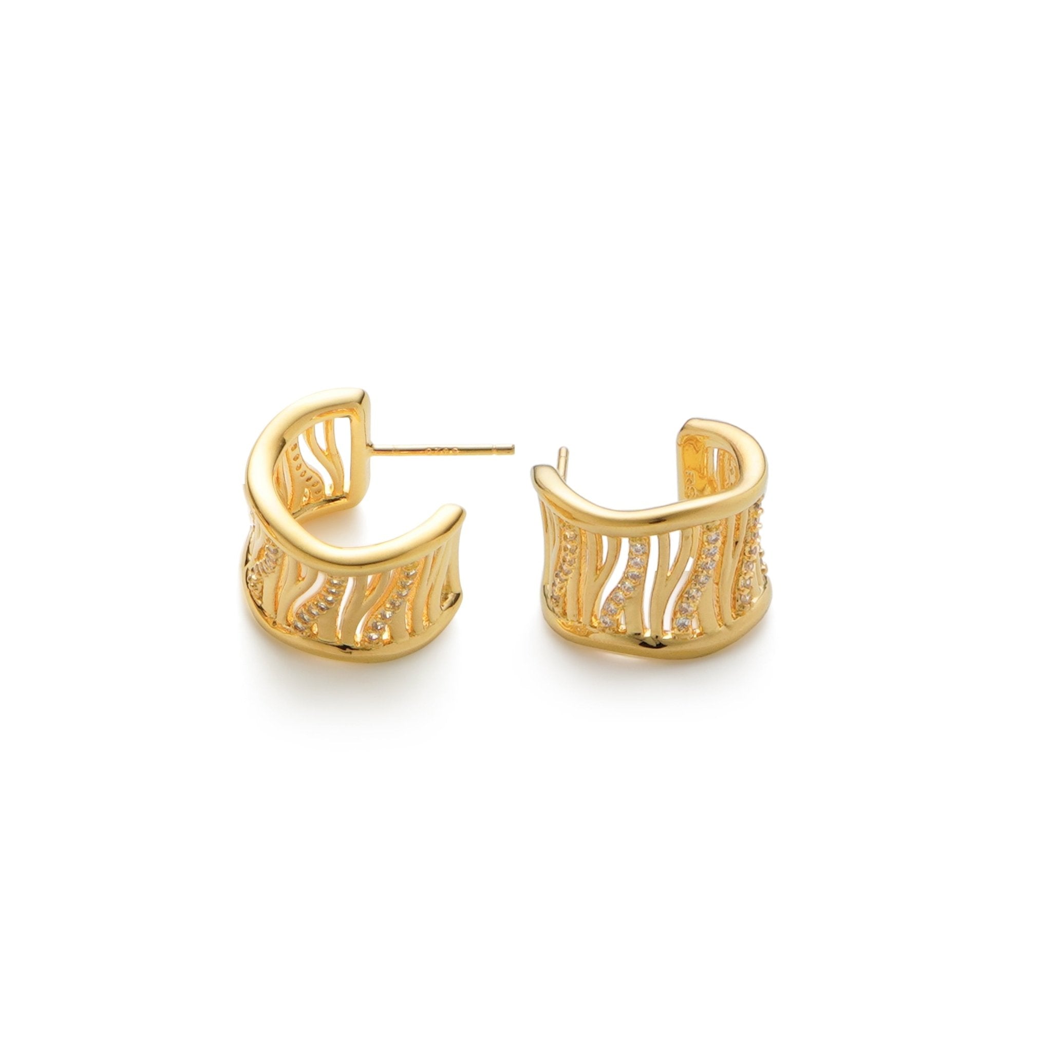 RSNY simple line earrings - R2124B