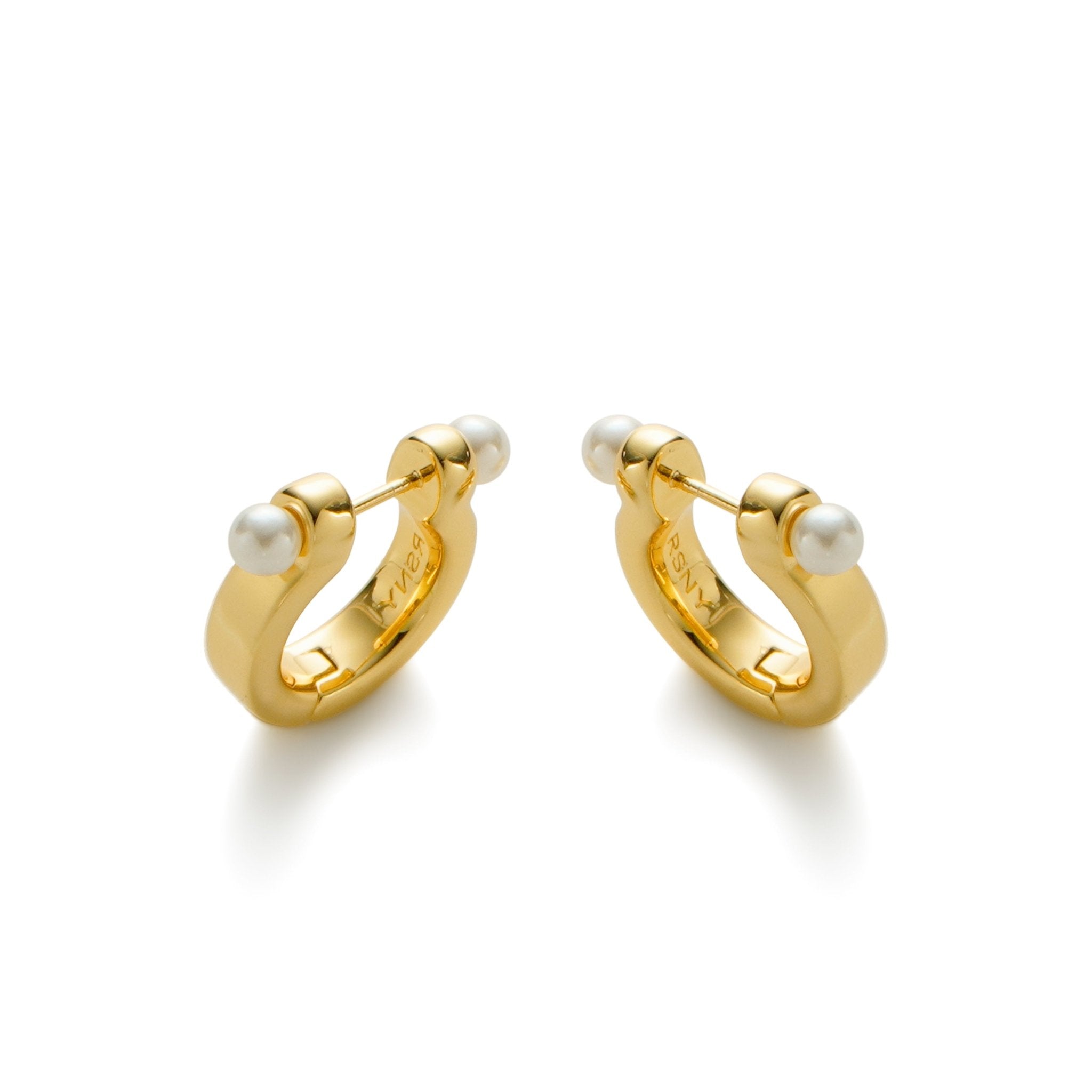 RSNY simple pearl earrings - R2110B