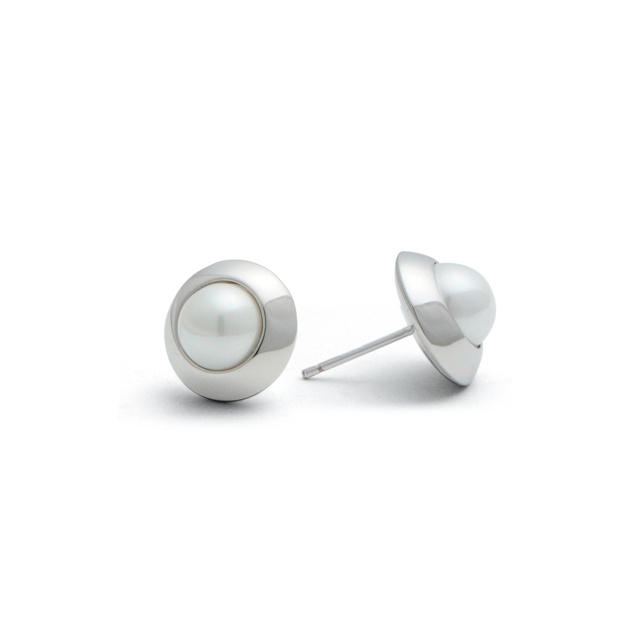 RSNY simple pearl stud earrings - R2046A