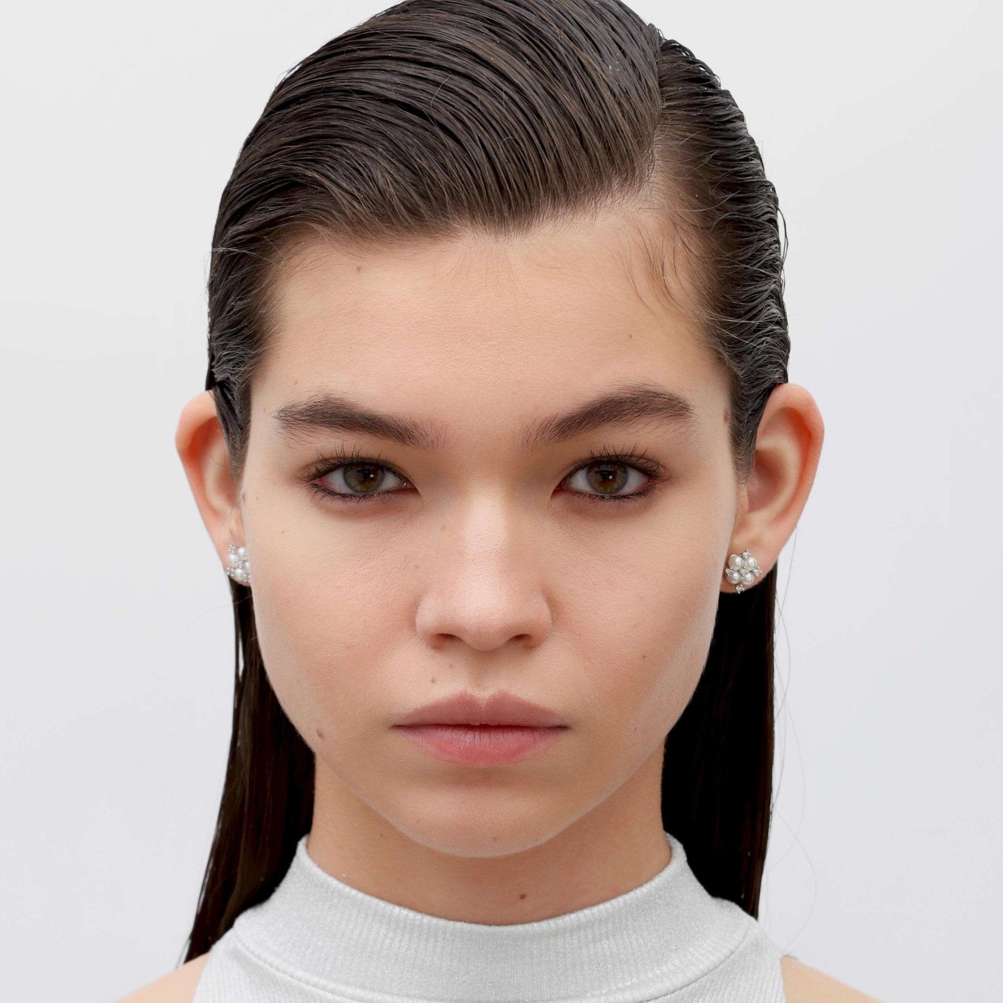 RSNY simple pearl stud earrings - R2165A