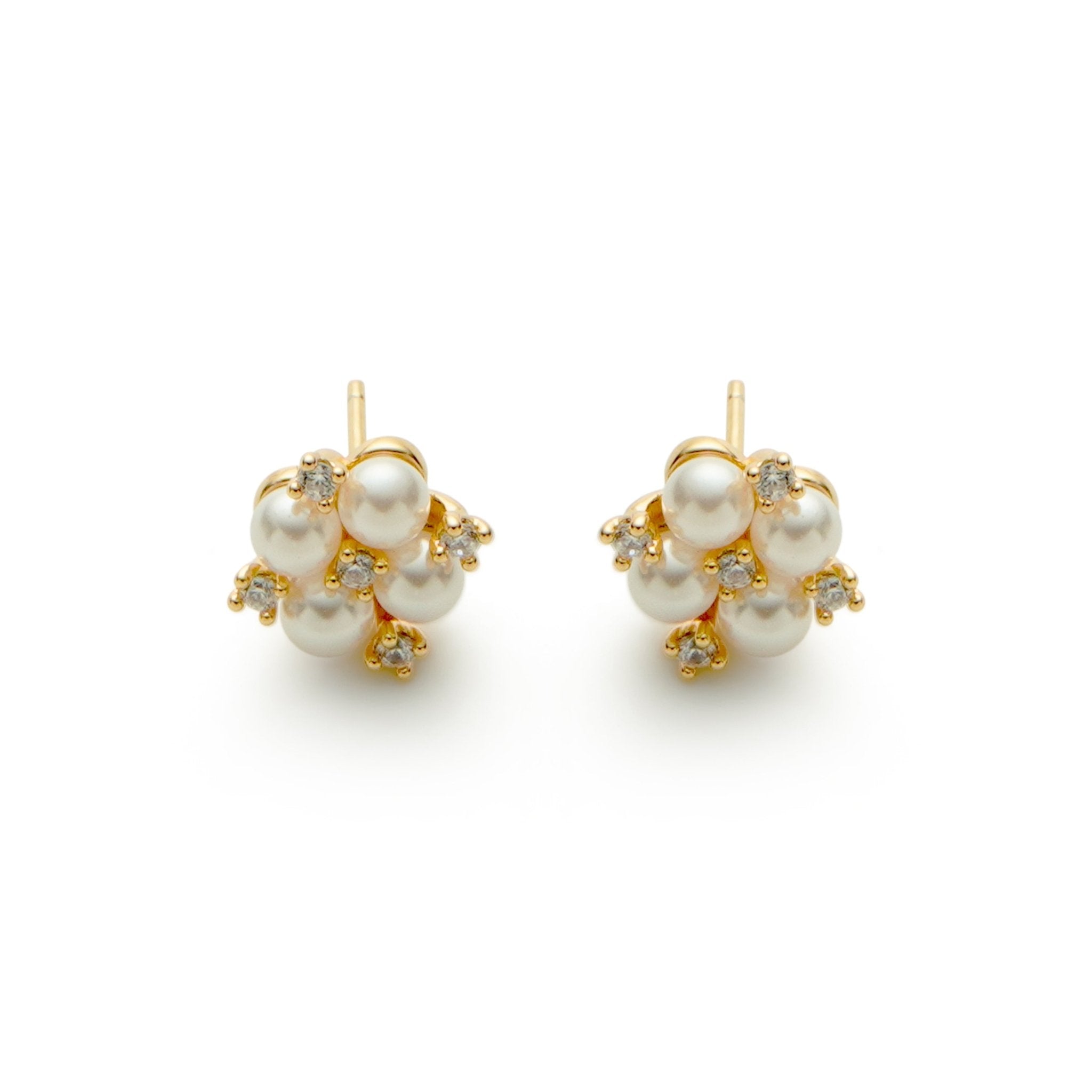 RSNY simple pearl stud earrings - R2165B