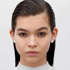 RSNY simple pearl stud earrings - R2173A