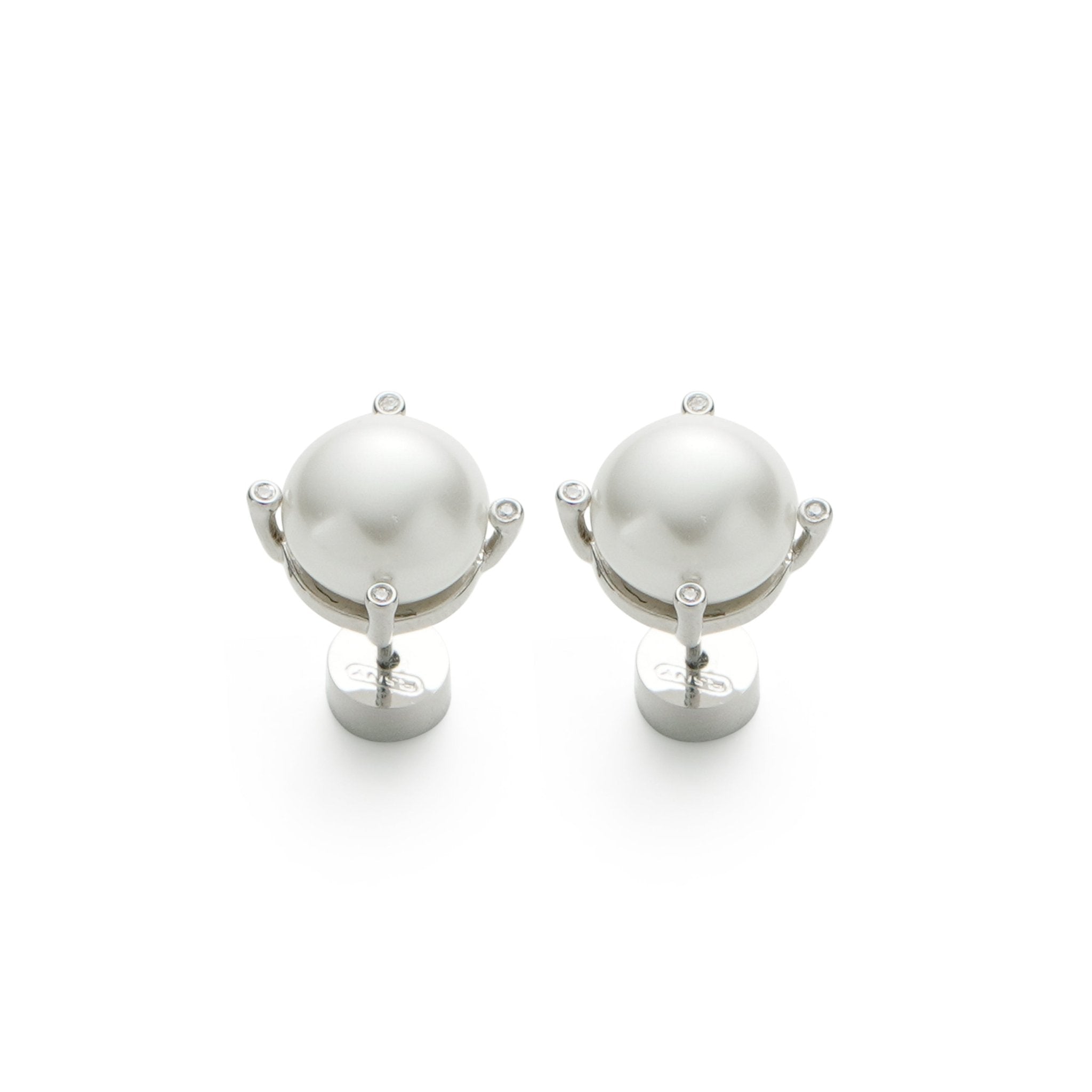 RSNY simple pearl stud earrings - R2173A