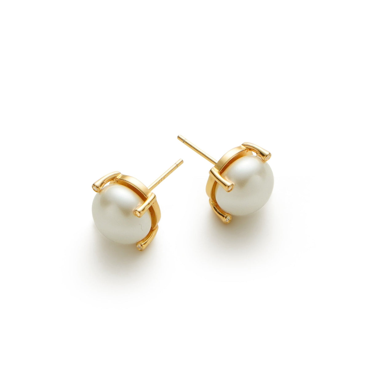 RSNY simple pearl stud earrings - R2173B