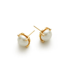 RSNY simple pearl stud earrings - R2173B